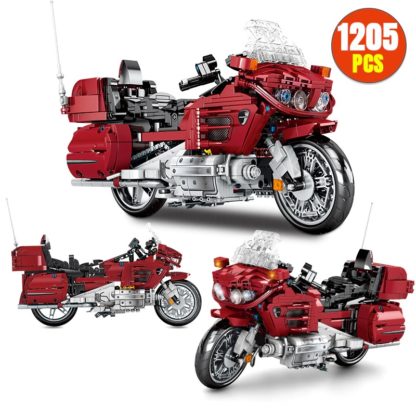 Мотоцикл-конструктор — аналог Лего, 1205 деталей