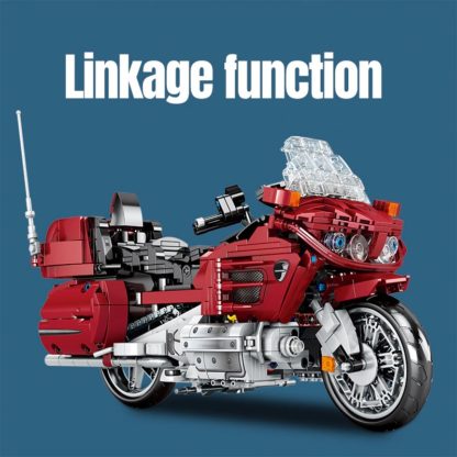 Мотоцикл-конструктор — аналог Лего, 1205 деталей