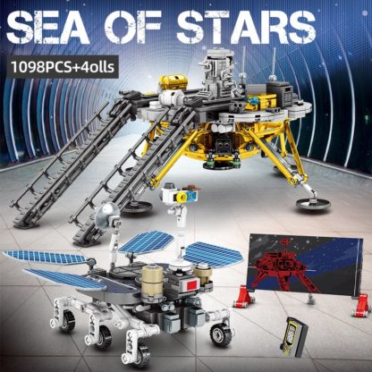 Космическая станция и марсоход — аналог Лего, 1098 деталей