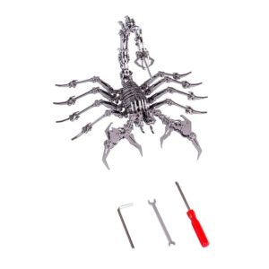 Трехмерный металлический конструктор-паззл — фигурка скорпиона